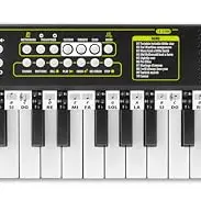 Bontempi Elektronisches Keyboard mit 37 Tasten, Lernfunktion, 10 Lieder, 16 Rhythmen, 8 Klänge, Aufnahme, Effekte, USB-C, für Kinder