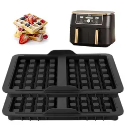 GADITIEK 2er Set Silikon Waffeleinsatz für Ninja Heißluftfritteuse