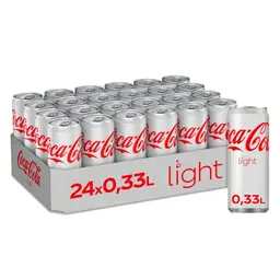 Coca-Cola Light Taste - Erfrischendes Softgetränk ohne Kalorien in 24 x 330 ml Dosen