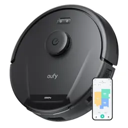 eufy L60 Saugroboter, 5.000Pa Saugkraft, iPath Laser-Navigation, ideal für Teppiche und Hartböden