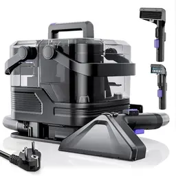 Tragbare Teppichreinigungsmaschine, 20Kpa Absaugung, Polsterreiniger für Haustierflecken, Sofa, Auto und Möbel