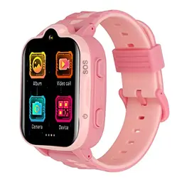 RiToEasysports 4G Kinder-Smartwatch mit GPS, Wasserdicht, Videoanruf & SOS-Modus (Rosa)