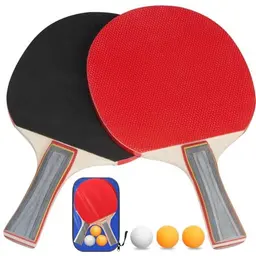 Premium Tischtennis Schläger Set mit Tasche und 3 Bällen – Ideal für Anfänger und Heimunterhaltung