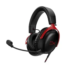 HyperX Cloud III Gaming-Headset – Kabelgebunden für PC, PS5, Xbox Series X|S, mit Memory-Schaum und klaren Mikrofon