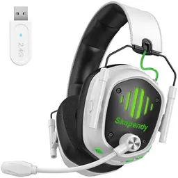 Skapendy VK81 Wireless Gaming Headset - PS5, PS4, PC, RGB-Beleuchtung, 50 Stunden Akkulaufzeit