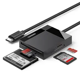 UGREEN USB C Kartenleser 4 in 1 für iPhone 15 Pro Max, Galaxy S23, MacBook Pro/Air, iPad Pro