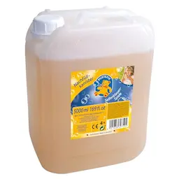 PUSTEFIX Seifenblasenflüssigkeit 5L für Kinder, Hochzeit & Sommerfeste - Bunte Bubbles