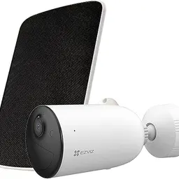 EZVIZ 3MP Akku Überwachungskamera mit WLAN, Außenkamera mit Farbnachtsicht und 2-Wege-Audio inkl. Solarpanel