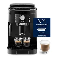 De'Longhi Magnifica S ECAM11.112.B Kaffeevollautomat mit Milchaufschäumer und 2-Tassen-Funktion, Schwarz