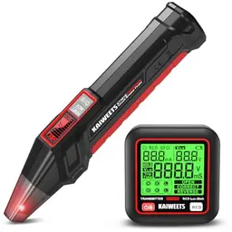 KAIWEETS Sicherungsfinder Set mit 2,2 Zoll LCD, Leitungssucher, Steckdosentester mit RCD-Test, LED-Taschenlampe für Elektriker & Zuhause