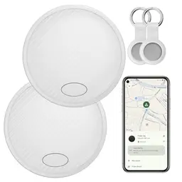 Android GPS Tracker 2er-Pack - Bluetooth Schlüsselfinder für Geldbörse und Gepäck