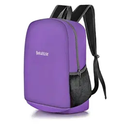 Bekahizar 20L Leichter Rucksack - Wasserfester Daypack für Outdoor, Reisen und Sport - Lila