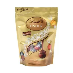 Lindt LINDOR Kugeln Mischung 399g – 30 Stück Vollmilch-, weiße und dunkle Schokolade mit zartschmelzender Füllung