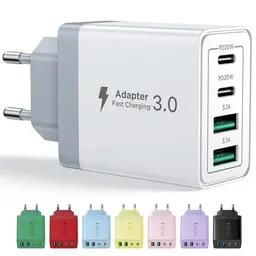 Aioneus 40W Multi-Ladegerät mit USB-C & USB-A, Schnellladen für iPhone, Samsung & Handys