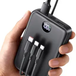 Power Bank 40000mAh mit Schnellladung USB-C, LED-Display, kompatibel mit iPhone, Samsung, Xiaomi & iPad, für Reisen & Outdoor