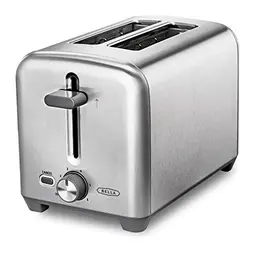 BELLA Toaster mit 2Scheiben und breiten Toastschlitzen – 6 Bräunungsstufen, Abschaltautomatik, Aufwärmfunktion
