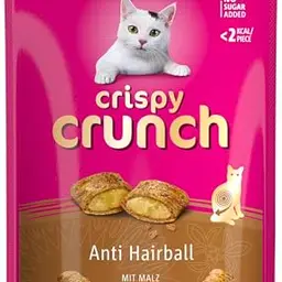 Vitakraft Crispy Crunch Classic Katzenleckerli, knuspriger Snack mit Malz, 60g