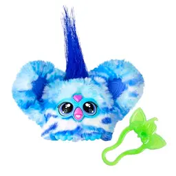 Furby Furblets Ooh-Koo Mini-Freund, über 45 Geräusche und Sätze, elektronisches Spielzeug für Kinder, blau-weiß
