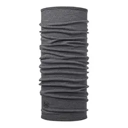 Buff Merino Midweight Multifunktionstuch - Melange Light Grey