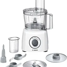 Bosch MultiTalent 3 MCM3100W Kompakt-Küchenmaschine, 20 Funktionen, 2,3 L Schüssel, 800 W, weiß