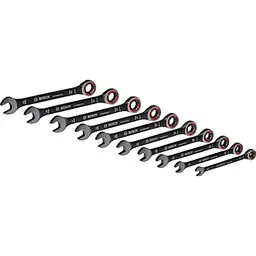 Bosch PRO Schraubenschlüssel Set 10tlg. (8/10/12/13/14/15/16/17/18/19 mm, Tasche) - Amazon Exclusive