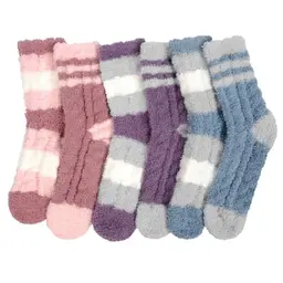 Justay Damen Kuschelsocken - Flauschige Wintersocken 39-42 für Zuhause und Bett, warme Geschenke für Frauen