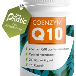 ProFuel Q10 Kapseln 120 Stück - 200 mg Coenzym pro Kapsel - vegan und laborgeprüft - 4 Monate Vorrat