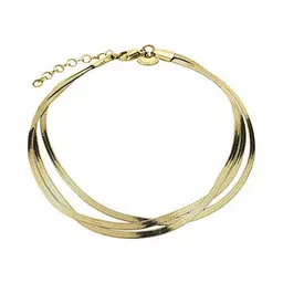 Liebeskind Berlin goldene Fußkette aus Edelstahl