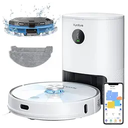 HONITURE Q6 Pro Saugroboter mit Wischfunktion und Absaugstation – Ideal für Tierhaare und Hartboden