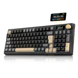 RedThunder K95 Kabellose Gaming-Tastatur mit 1,88” Display, 96 Tasten, RGB und Hot-swap