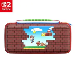 Turtle Beach PlayTrek Etui für Nintendo Switch 2 - Offizielles Mario Bricks Design