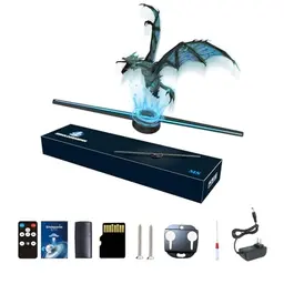 Missyou 3D Hologramm Projektor 42CM mit 700 Videotheken - HD LED für Ausstellungen und Einkaufszentren