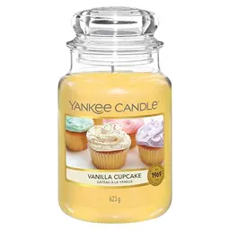 Yankee Candle Duftkerze Vanilla Cupcake | Große Kerze mit 150 Stunden Brenndauer | Perfekte Geschenkidee für Frauen zum Muttertag
