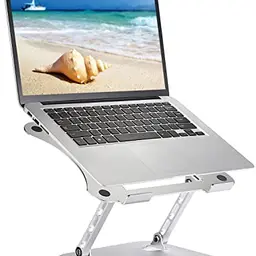 Usoun Verstellbarer Laptop Ständer - Ergonomisch für 10-17" Laptops, kompatibel mit MacBook, Dell, HP und Lenovo