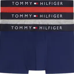 Tommy Hilfiger Herren Boxershorts 3er-Pack Grau