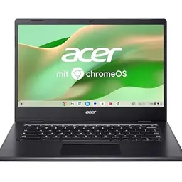 Acer Chromebook 314 Laptop, 14" FHD, Celeron N4500, 4 GB RAM, 128 GB SSD, ChromeOS, Schwarz