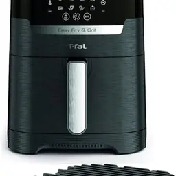 Tefal Easy Fry & Grill Precision Heißluftfritteuse 4,2 L – 2-in-1 Airfryer mit Grillplatte und 8 Programmen, fettarm frittieren