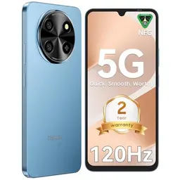 OSCAL Tiger 8 5G Smartphone 6.88" 120Hz, 12GB+128GB, 5000mAh, Dual SIM, Face ID, GPS, Blau