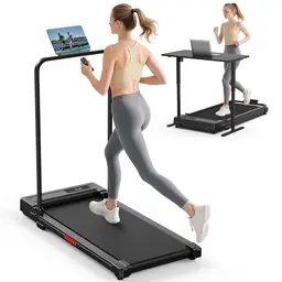 Klappbares Laufband für Zuhause - Faltbares Walking Pad für Büro und Homeoffice, max. 6 km/h