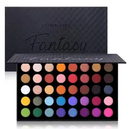Bunte Lidschatten Palette mit 40 Farben – Matt und Schimmernd für Urlaub und Alltag