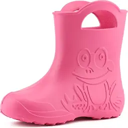 Ladeheid Eva Kinder Gummistiefel - Bequeme und wasserdichte Regenschuhe für Jungen und Mädchen