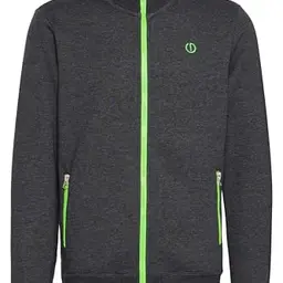 !Solid SDBennTrack Herren Sweatjacke mit Reißverschluss, Stehkragen und Taschen, Größe L, Farbe: Dunkelgrau