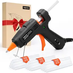 Feuerfeste Heißklebepistole mit 30 Heißklebesticks für DIY und schnelle Reparaturen im Haus & Büro