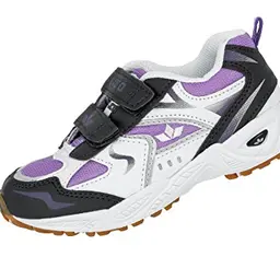 Lico Kinder Hallenturnschuhe, Weiß-Lila Marine, EU 31