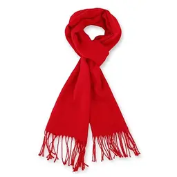 Vimate Roter Schal für Männer und Frauen - Ideales Accessoire für Weihnachten