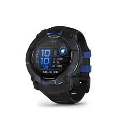 Garmin Instinct 3 Black/Bolt Blue 50mm Sportuhr