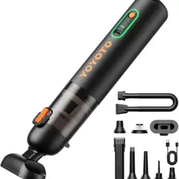yoyoto Akku-Autostaubsauger 21000Pa/54AW 4-in-1 mit Saugkraft für Auto
