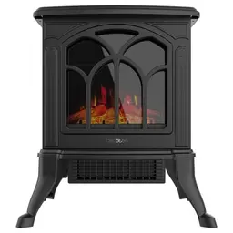 Cecotec Elektrischer Standkamin ReadyWarm 1500 W – 2 Heizstufen und Flammensteuerung, für Räume bis 20 m²