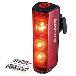 SIGMA Blaze LED Fahrradrücklicht mit Bremslicht, Akkubetrieben, StVZO zugelassen