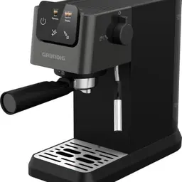 GRUNDIG KSM 4330 Siebträgermaschine mit Milchschäumer und 15 Bar